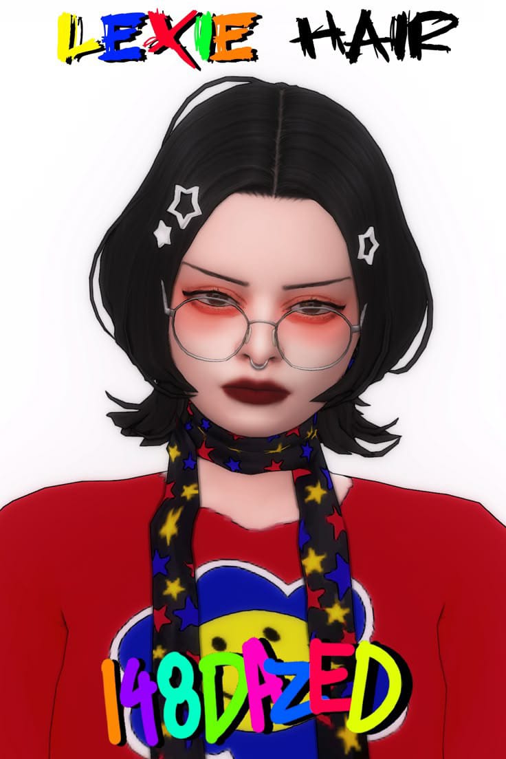 ★ LEXIE HAIR ! для Симс 4. Скачать мод