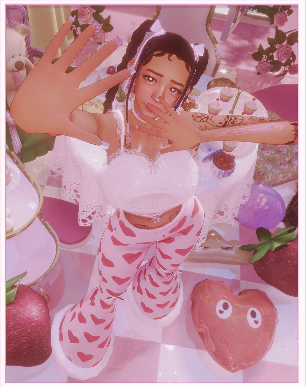 ❤️Me and You Outfit для Симс 4. Скачать мод