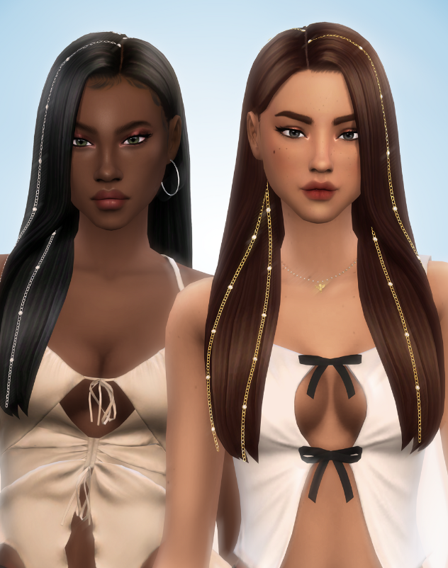Melinda Hairs для Симс 4. Скачать мод