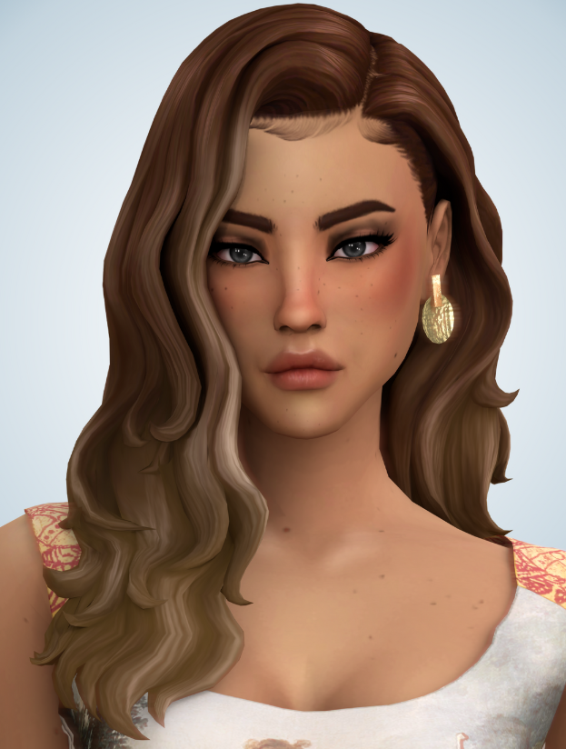 Melissa Hairк для Симс 4. Скачать мод