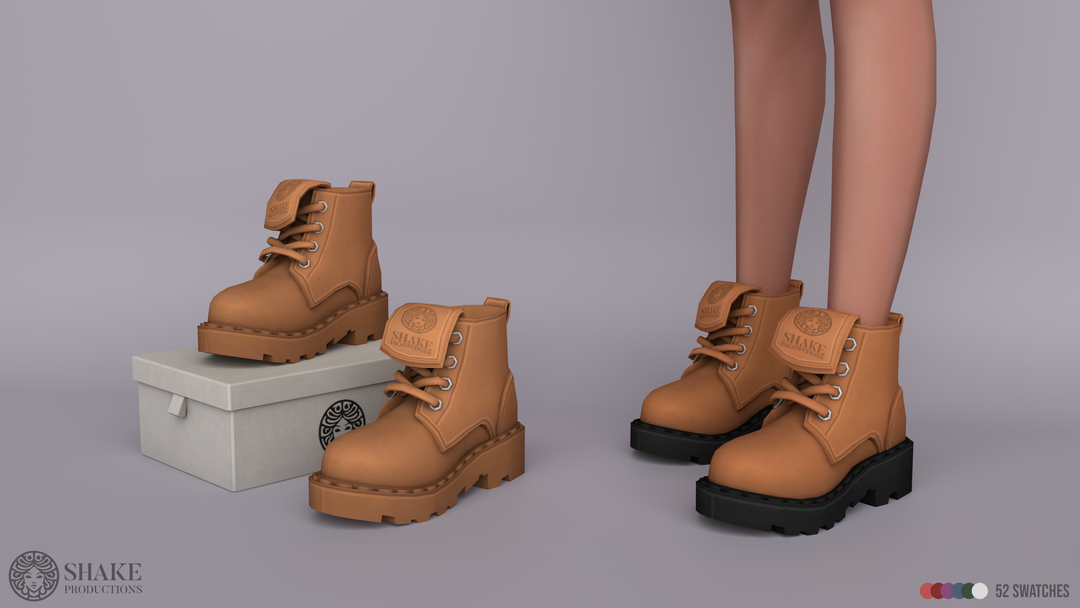 Millie Boots V2 (Female) Shake Productions для Симс 4. Скачать мод