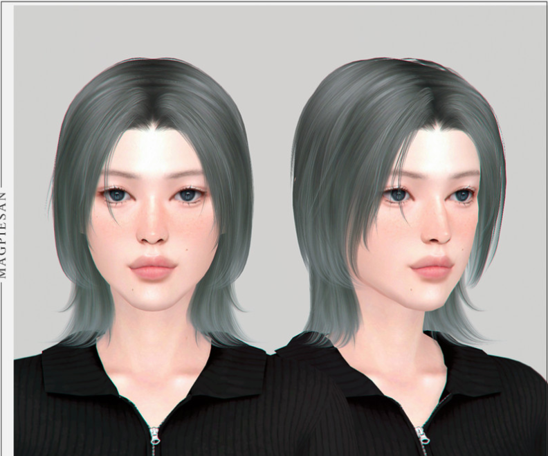 Mustard Hair для Симс 4. Скачать мод