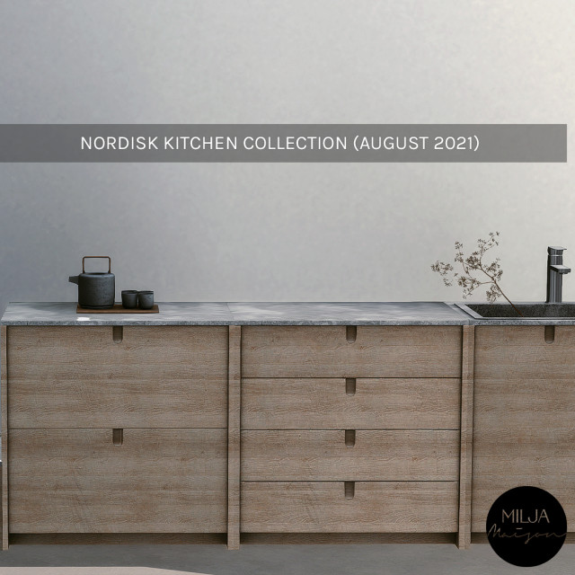 Nordisk Kitchen Collection для Симс 4. Скачать мод