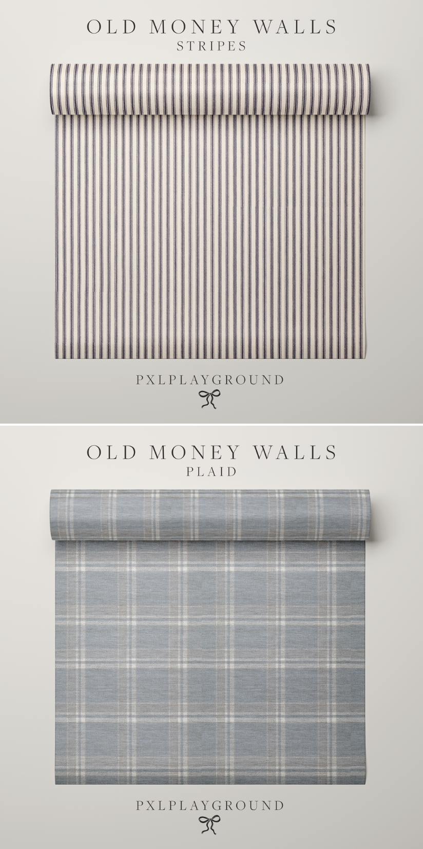Обои - Old Money Wallpaper Plaid & Stripes для Симс 4. Скачать мод