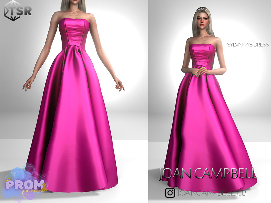 Платье "Sylvanas Dress" для Симс 4. Скачать мод