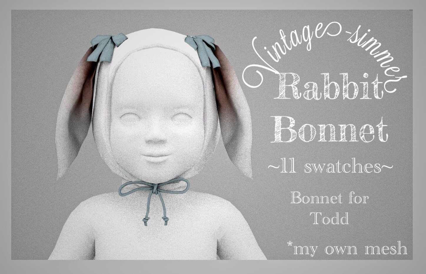 Rabbit Bonnet для Симс 4. Скачать мод