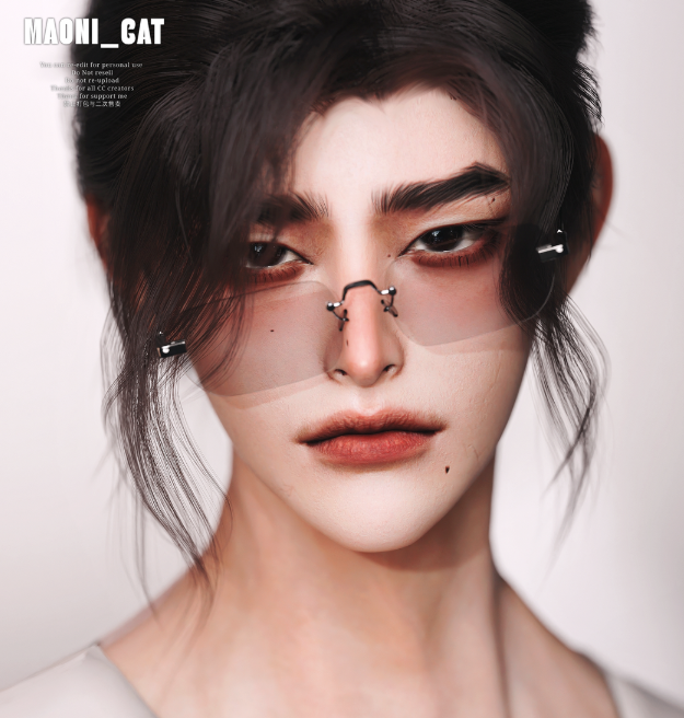 Rimless Glasses для Симс 4. Скачать мод