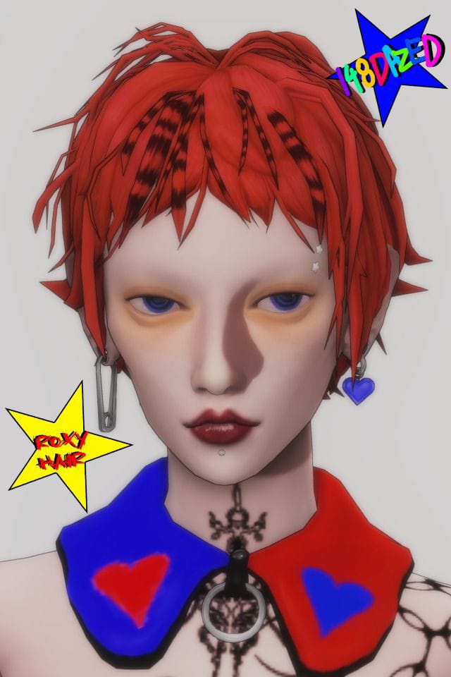 ★ ROXY HAIR ! для Симс 4. Скачать мод
