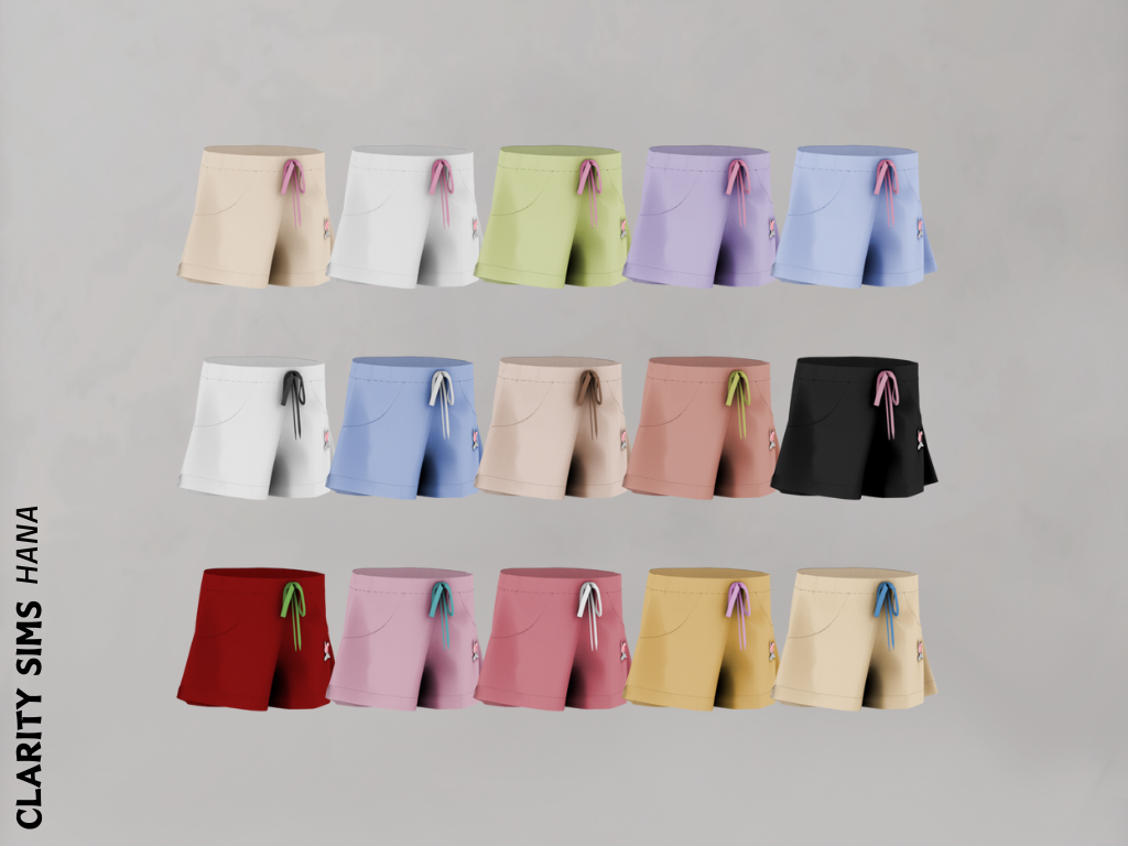 Шортики - Hana Shorts Toddler для Симс 4. Скачать мод