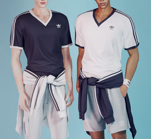 T-shirt Men`s для Симс 4. Скачать мод