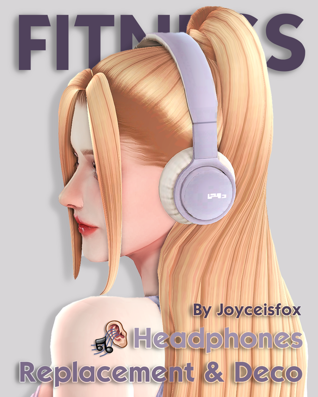 Замена наушников-капелек X Headphones от Joyceisfox для Симс 4. Скачать мод