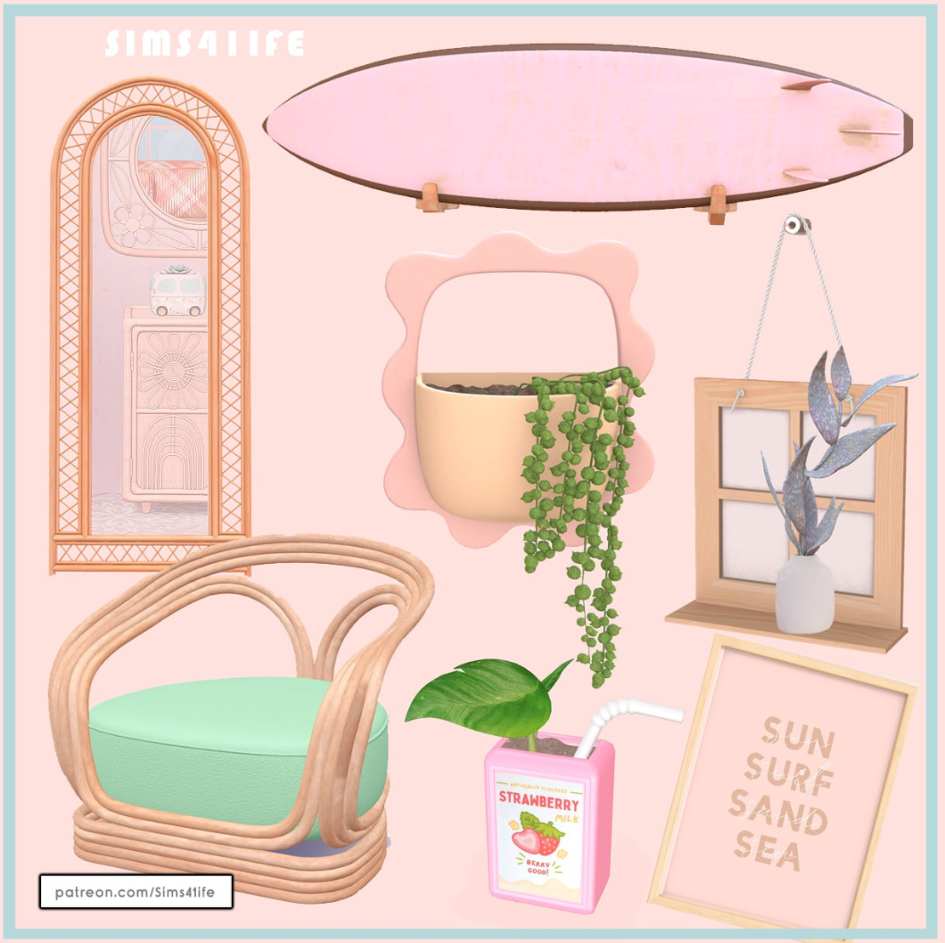 Anaria Set  для Симс 4. Скачать мод