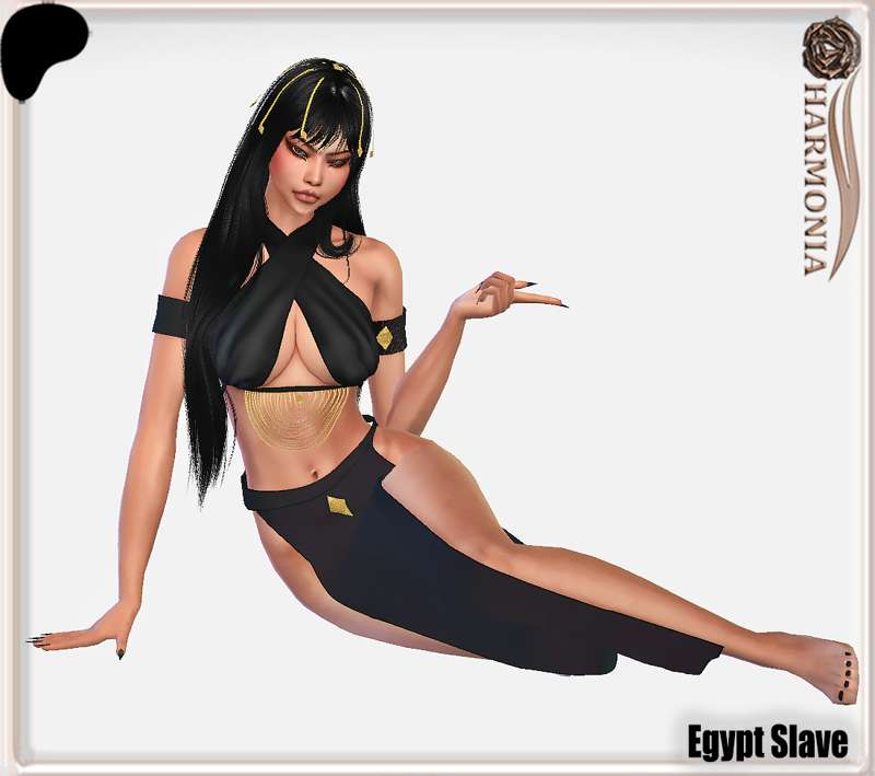 𓂀 Ancient Egypt Slave Set 𓂀  для Симс 4. Скачать мод