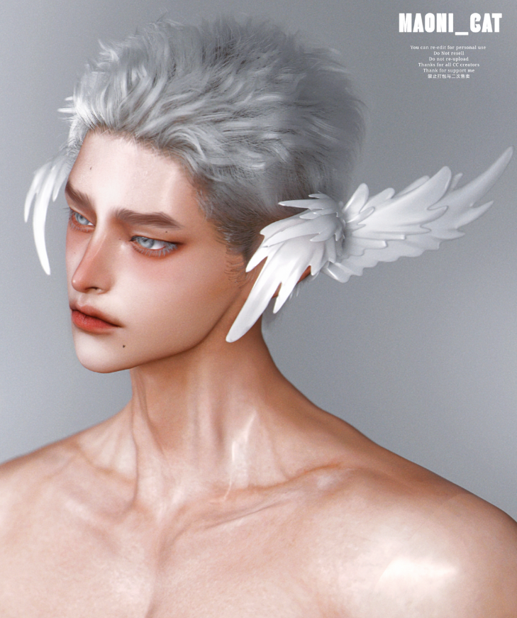 Angelic Artificial Ear для Симс 4. Скачать мод
