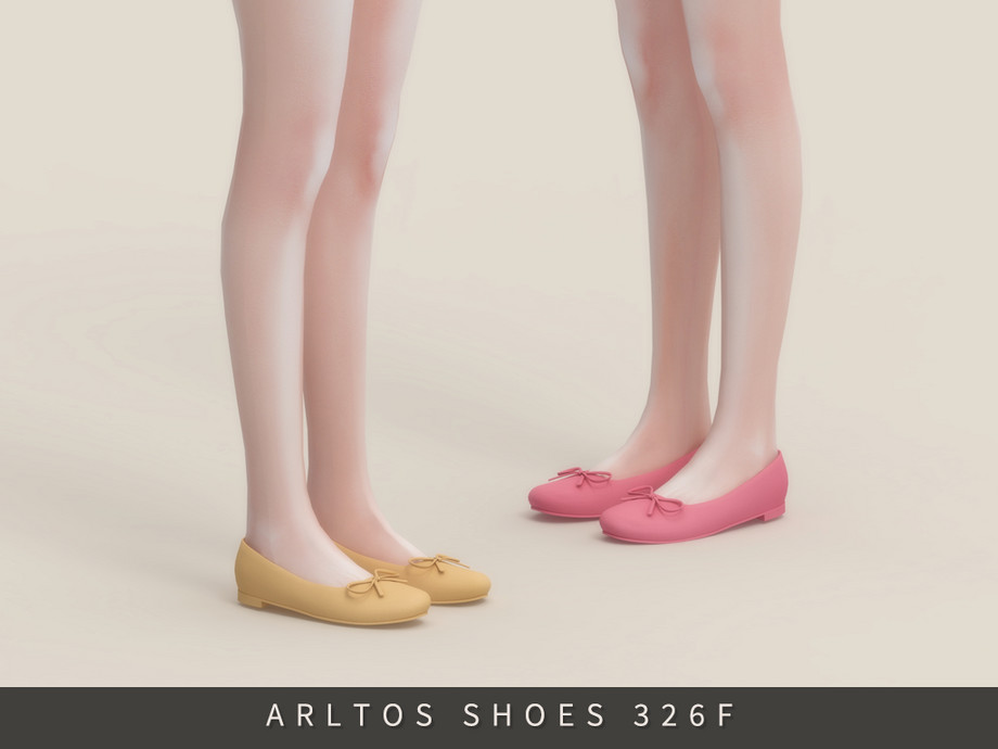 балетки - Simple shoes Female для Симс 4. Скачать мод