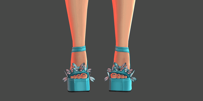 🦋🦋🦋 Butterfly Heels 🦋🦋🦋 для Симс 4. Скачать мод