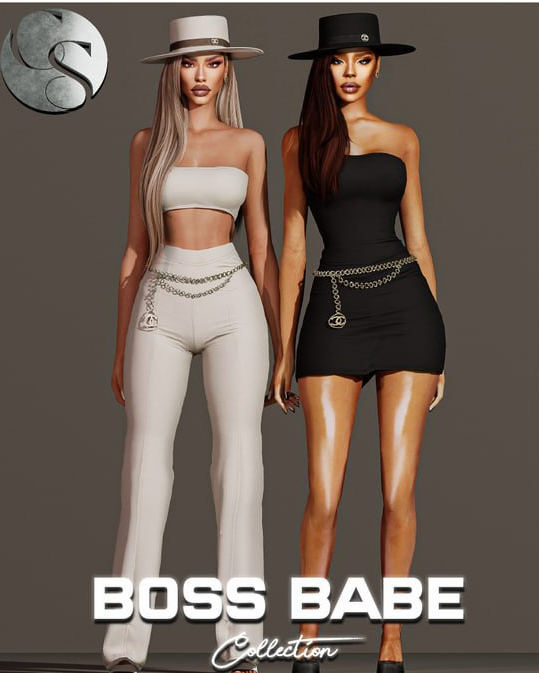 Camuflaje - Boss Babe Collection для Симс 4. Скачать мод