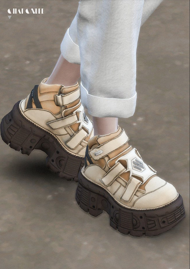 Charonlee - New Rock Tank Blanco Tornillos Platform для Симс 4. Скачать мод