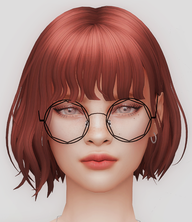 Dahlia Hair для Симс 4. Скачать мод