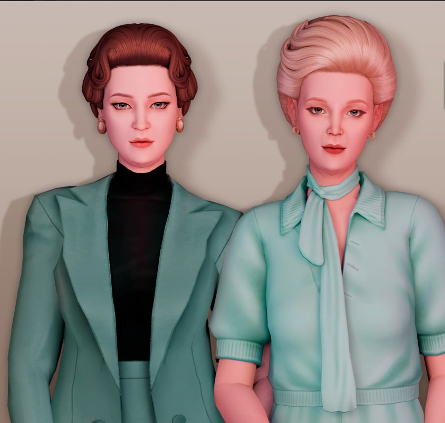 Daylifesims  Isabel And Margaret для Симс 4. Скачать мод
