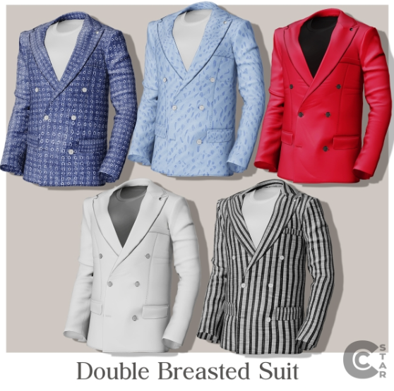 Double-Breasted-Suit для Симс 4. Скачать мод