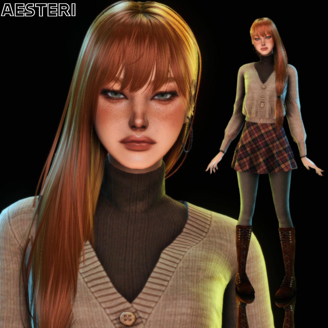 Джун by Aesteri для Симс 4. Скачать мод