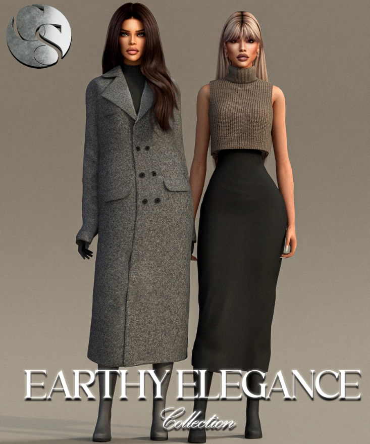 Earthy Elegance Collection для Симс 4. Скачать мод