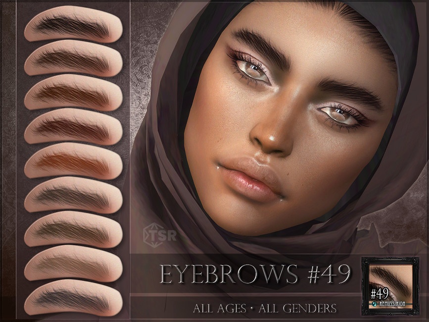 Eyebrows 49 by RemusSirion для Симс 4. Скачать мод
