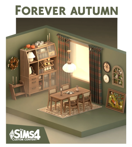 Forever Autumn Part 1 для Симс 4. Скачать мод