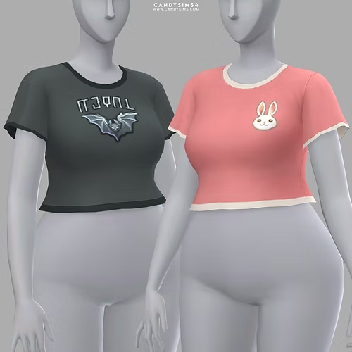 Футболка "METIS" от CandySims для Симс 4. Скачать мод