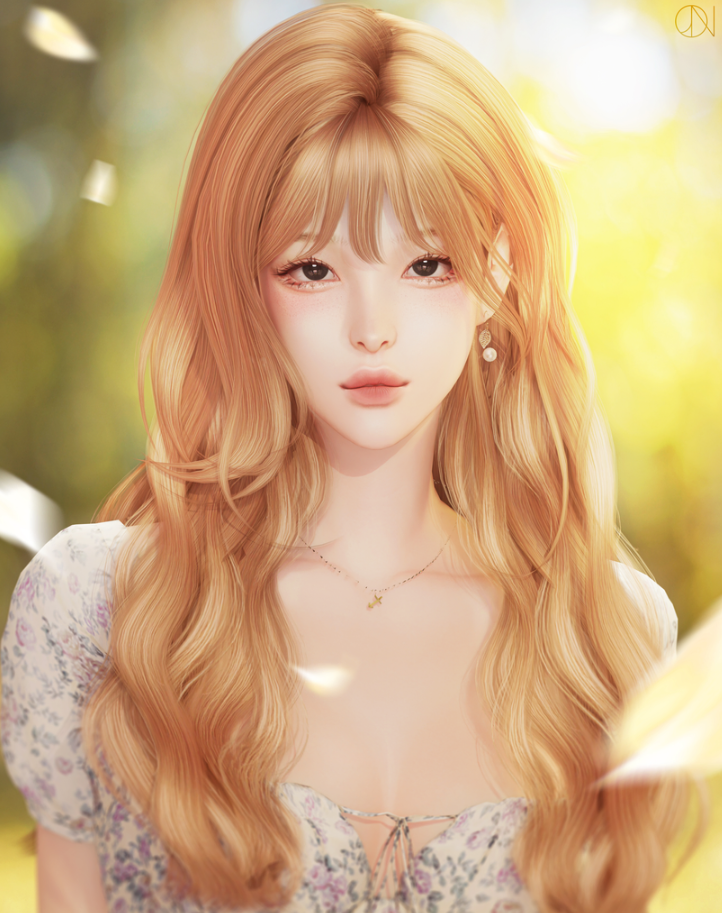 HAIR N14 AURORA для Симс 4. Скачать мод