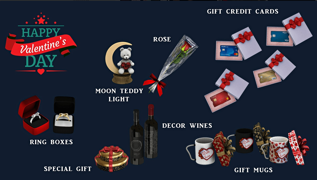 Happy valentines day by Leo-Sims для Симс 4. Скачать мод