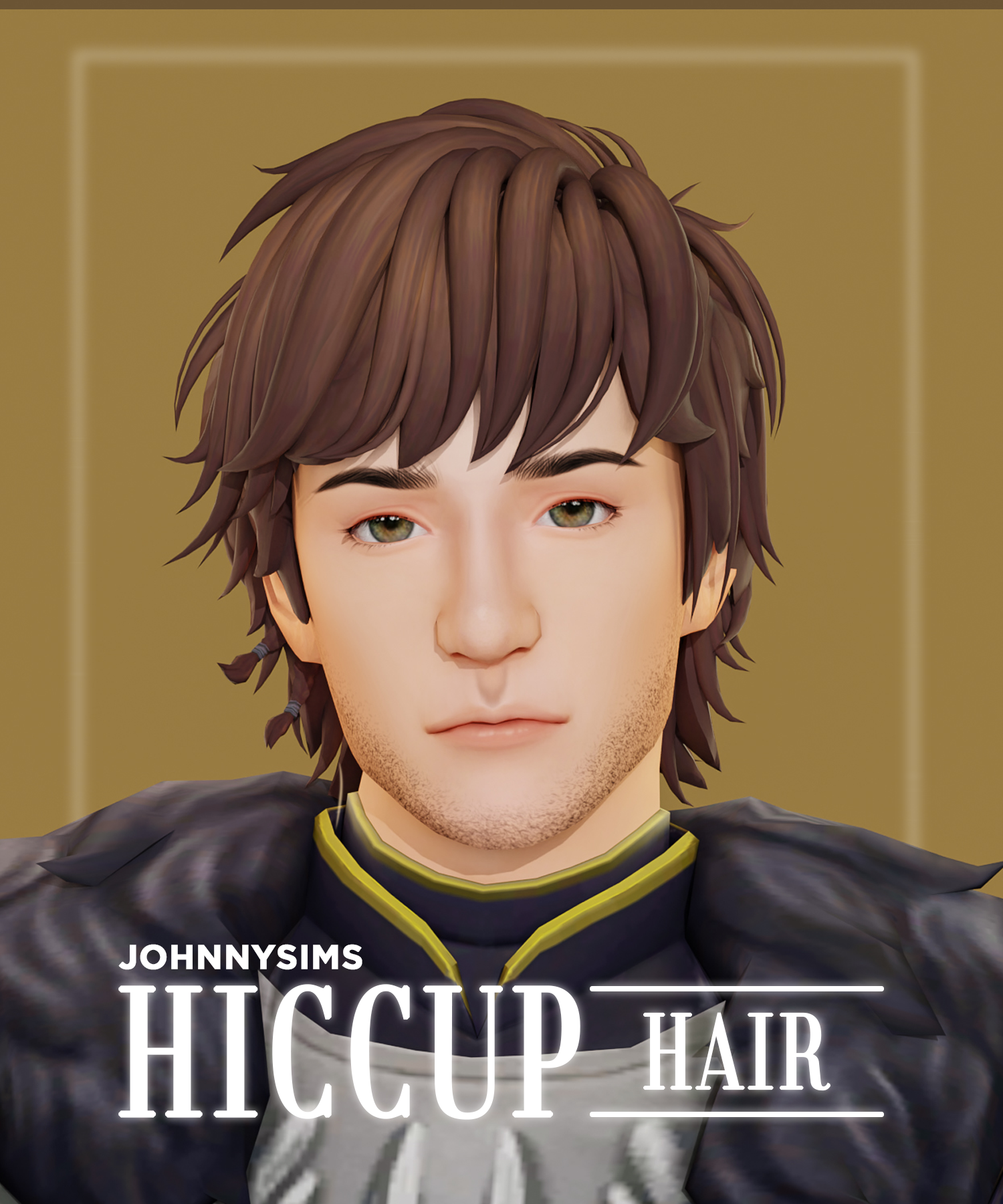 Hiccup Hair от JohnnySims для Симс 4. Скачать мод