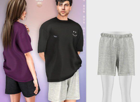 Комплект одежды для симов и симочек "UNISEX SET-586" для Симс 4 для Симс 4. Скачать мод