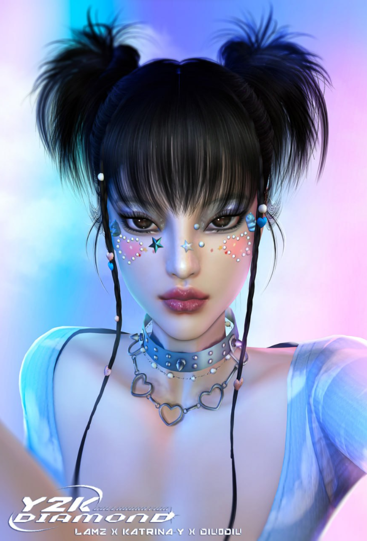 LAMZ Diamond Hairstyles для Симс 4. Скачать мод