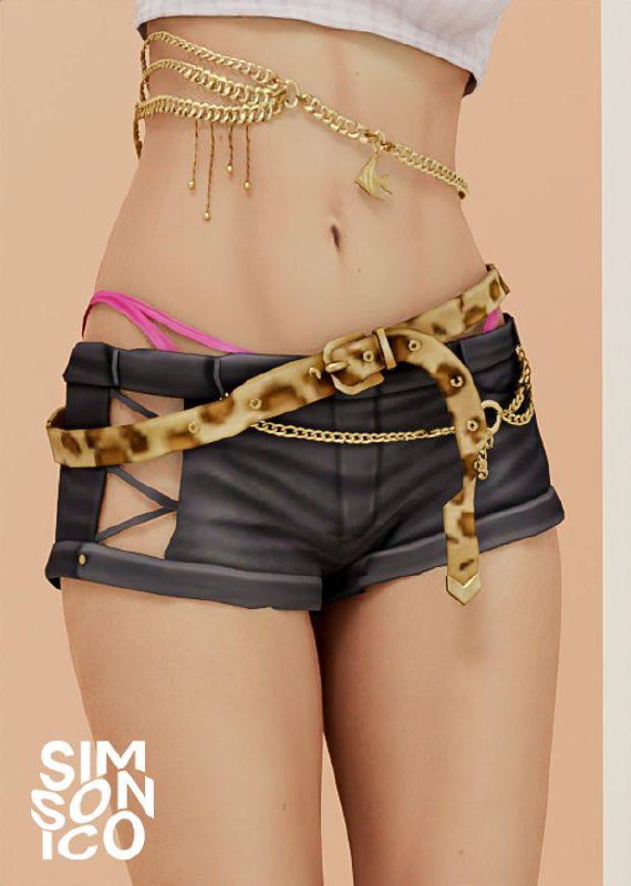 Like Love Cherish Pants для Симс 4. Скачать мод