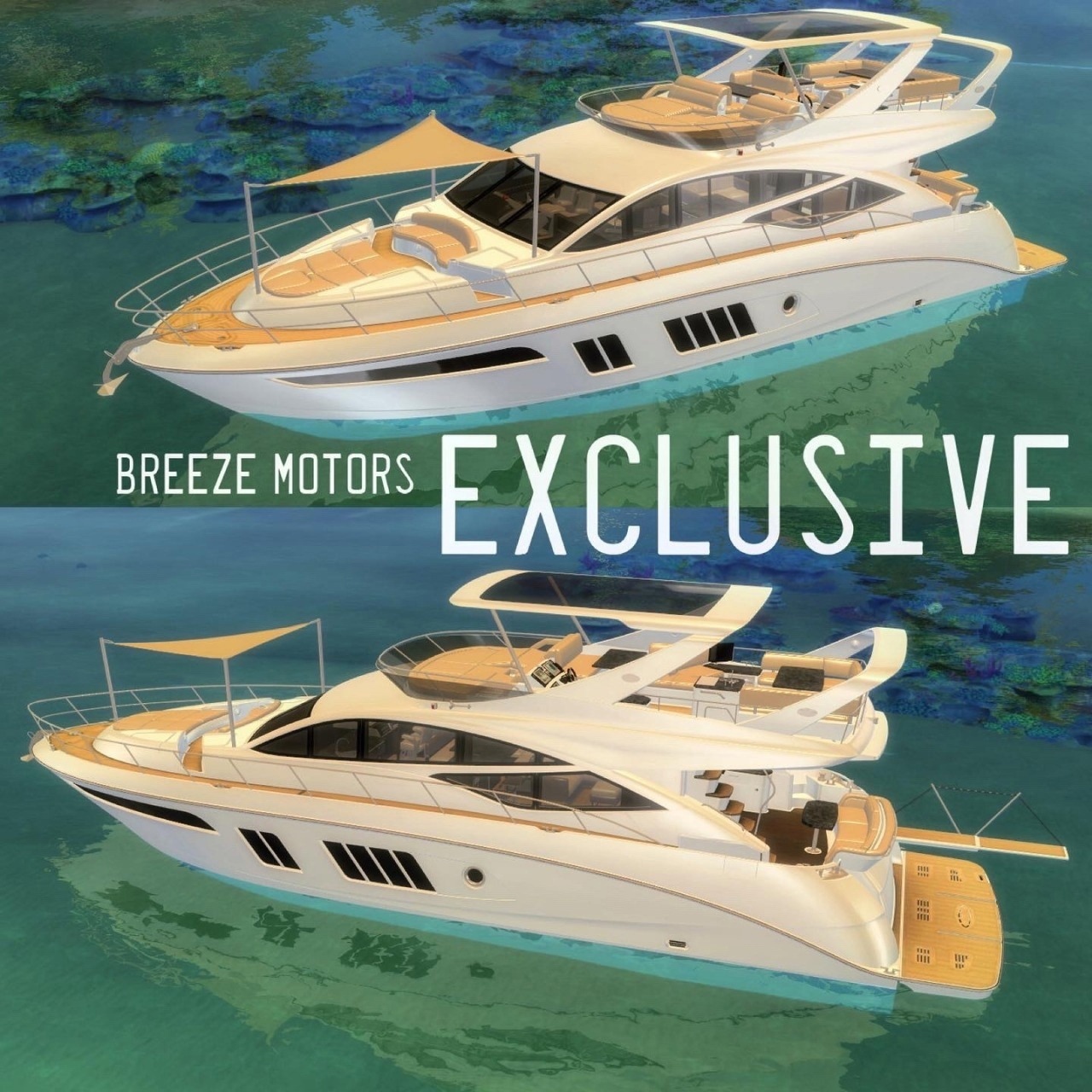 💲Luxury Yacht by Breeze Motors💲 для Симс 4. Скачать мод