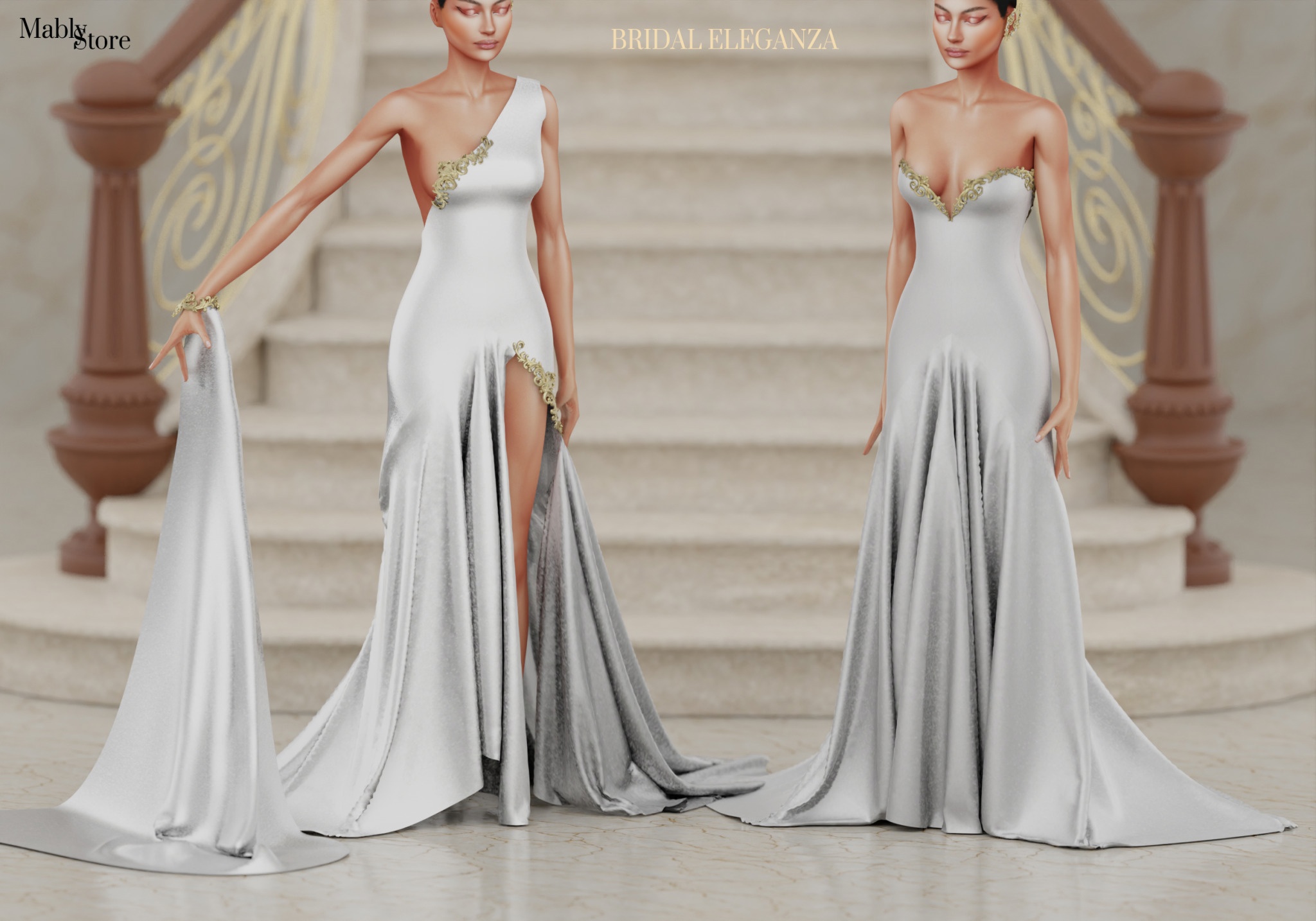 MablyStore - Bridal Eleganza для Симс 4. Скачать мод