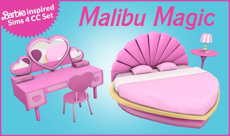 Malibu Magic - Barbie для Симс 4. Скачать мод