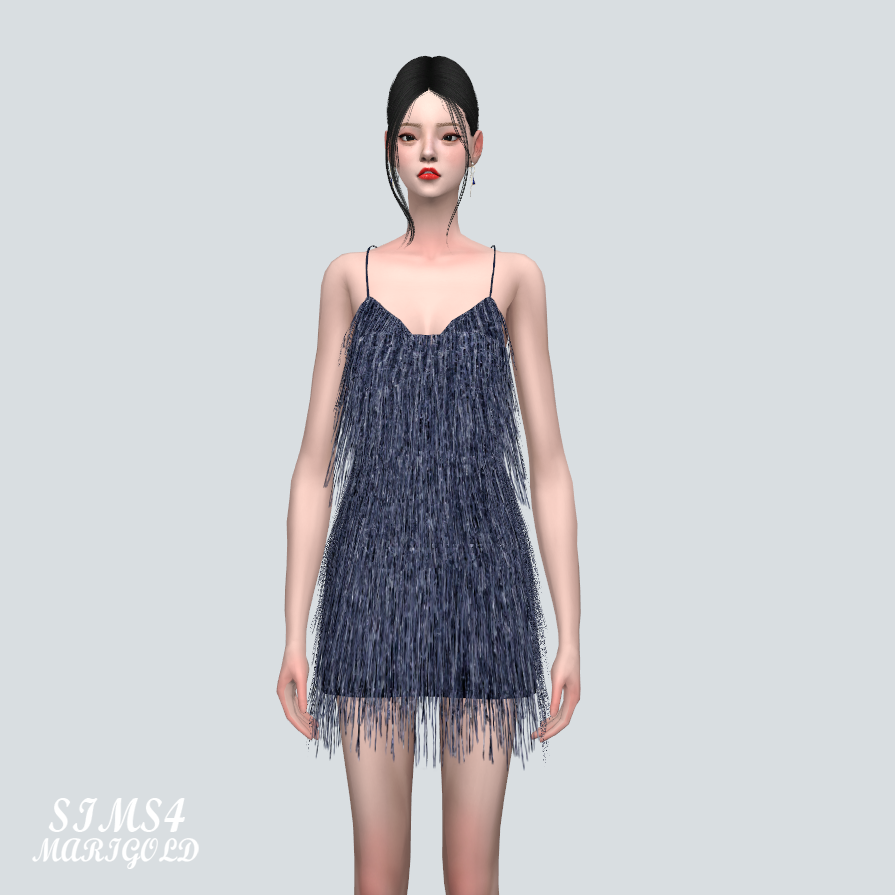 Mini Dress. by Marigold для Симс 4. Скачать мод