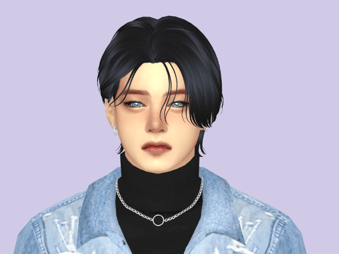 MINIWA - MALE HAIR 05 для Симс 4. Скачать мод