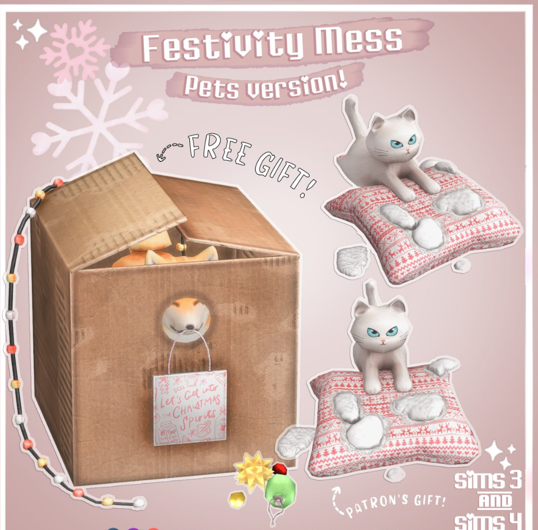 Mischivious Kitty для Симс 4. Скачать мод
