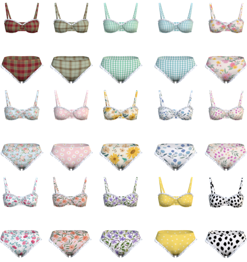 Нижнее белье - underwear для Симс 4. Скачать мод