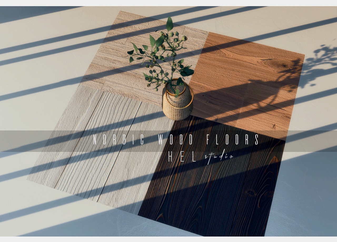 Nordic Wood Floors Part I by Hel Studio для Симс 4. Скачать мод