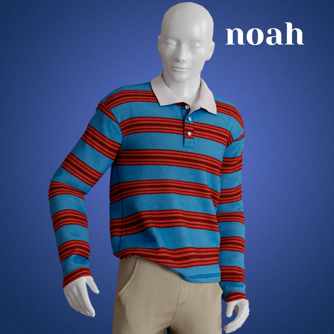Поло - Noah polo для Симс 4. Скачать мод