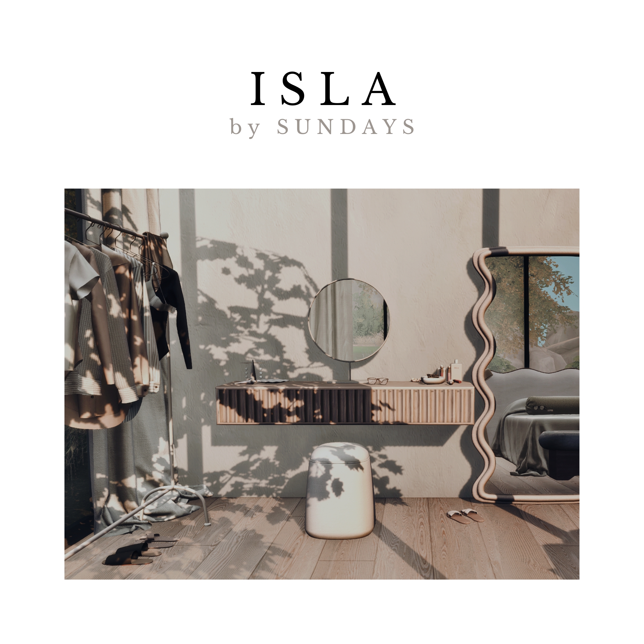 Предметы интерьера - Isla Set для Симс 4. Скачать мод
