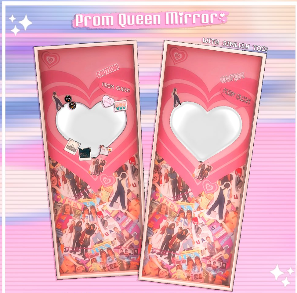 Prom Queen Mirror (Зеркало) для Симс 4. Скачать мод