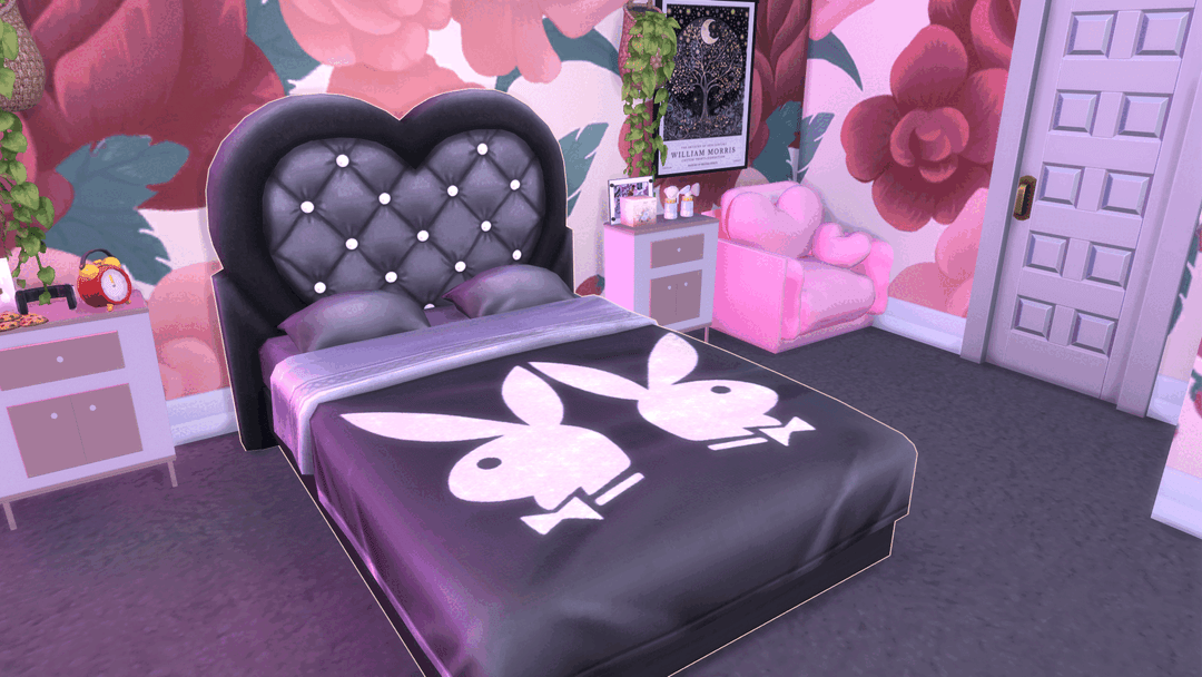 The Heartless Heart Bed для Симс 4. Скачать мод