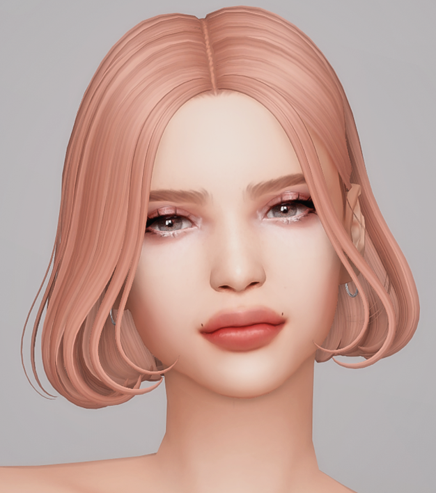 Theresa hair для Симс 4. Скачать мод