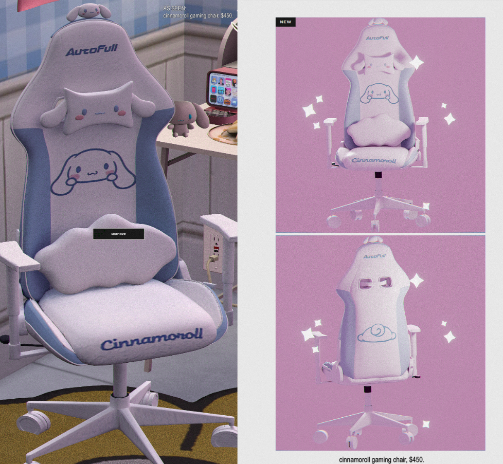 (TS4) игровое кресло  для Симс 4. Скачать мод